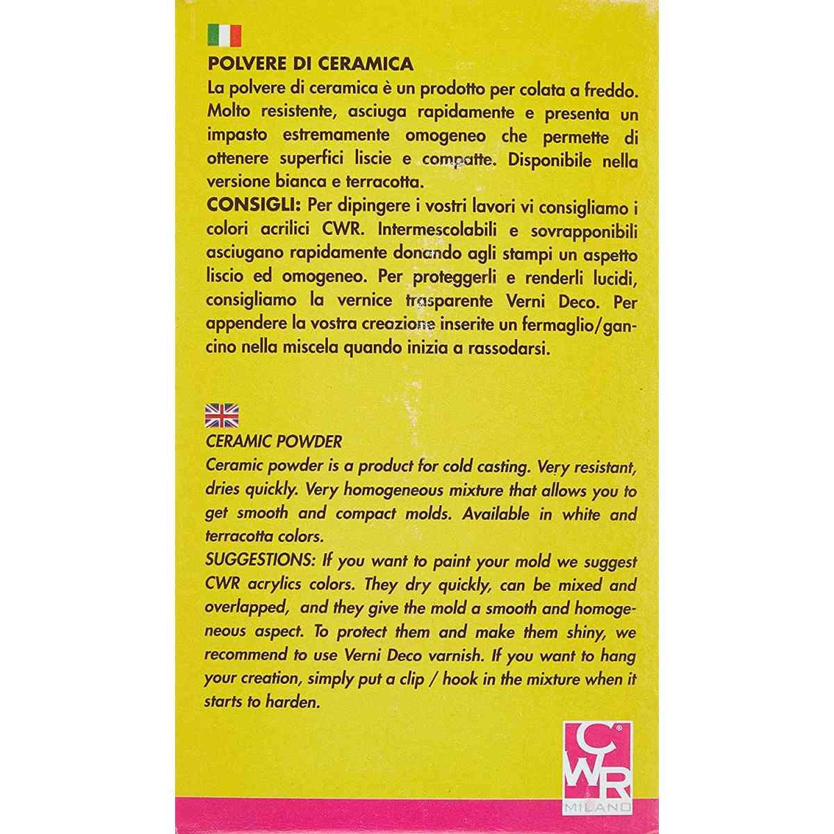 Deco - polvere di ceramica bianca - confezione da kg 1