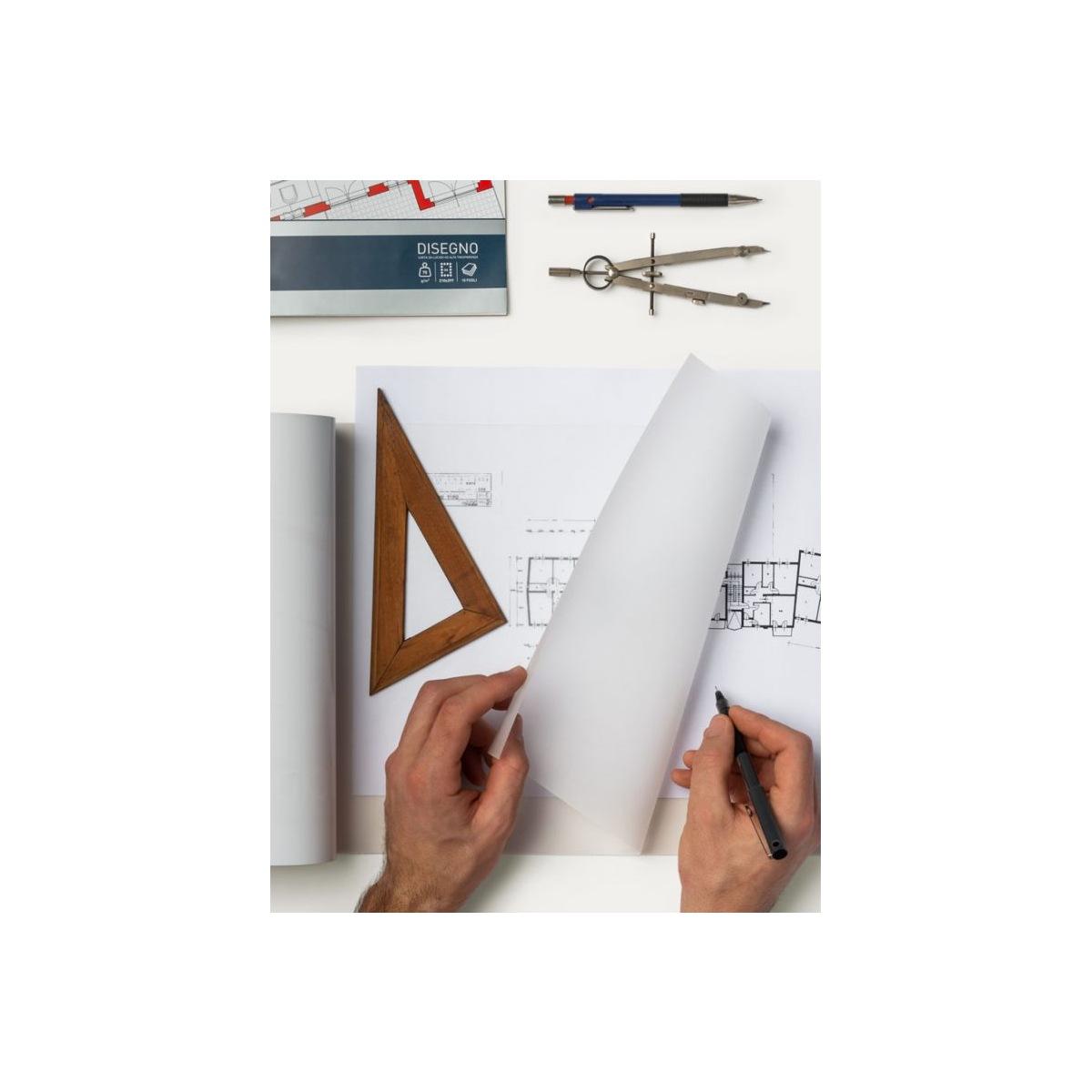 Favini - blocco per lucidi - 75 gr - 10 fogli a3 (42 x 29,7 cm)