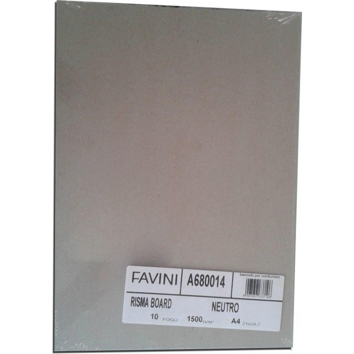 Favini - cardboard cartone grigio -  a4 - 1500 gr