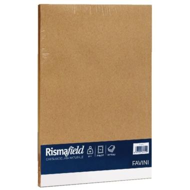 Favini rismafield carta riclicata a4 90gr 100fg nocciola