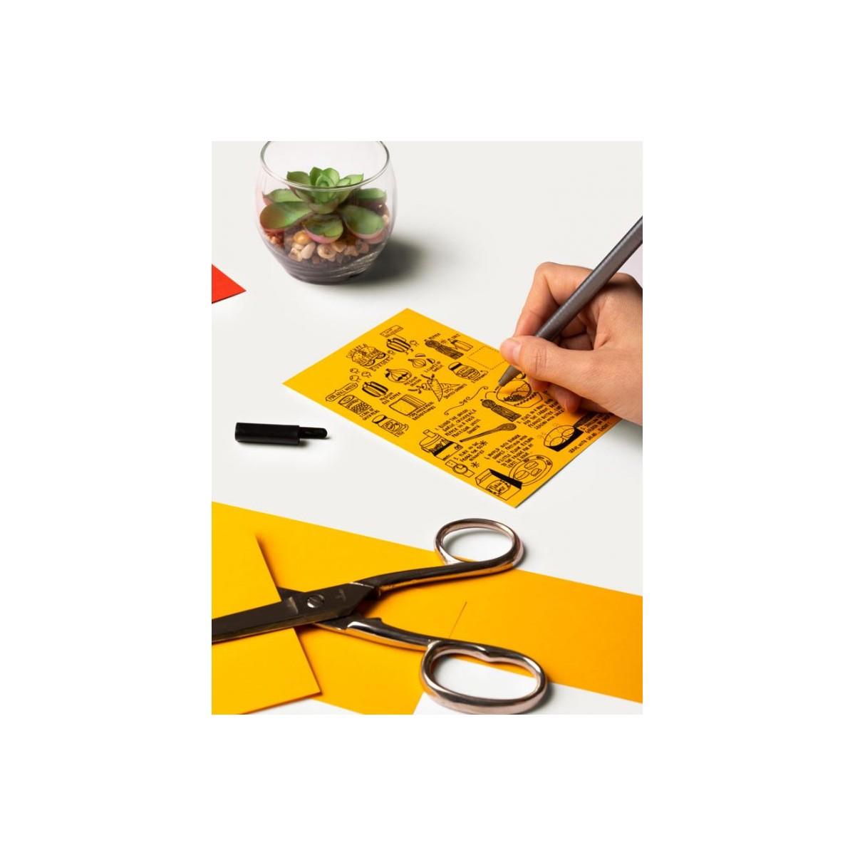 Favini - rismaluce small mix colori forti - a4 - 90 gr/mq - 100 fogli