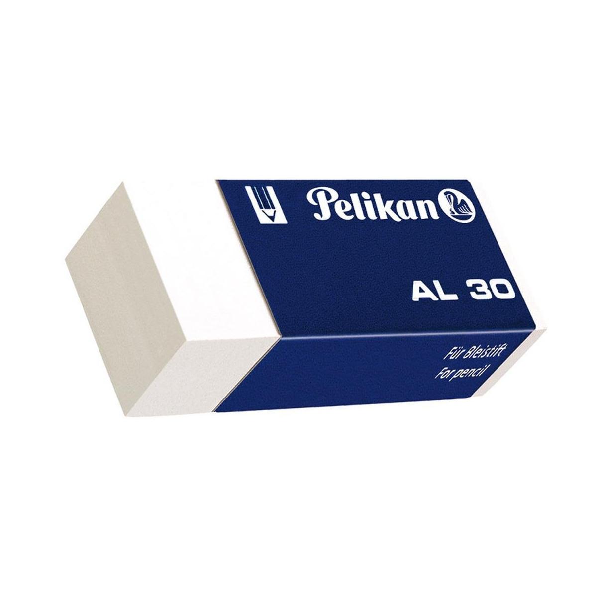 Pelikan - gomma in plastica al/30 bianca per matita