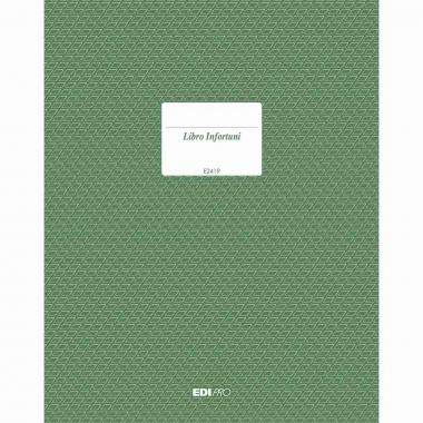 Edipro -  registro infortuni 15 pagine numerate - formato 31 x 24,5 cm