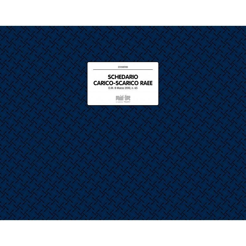 Edipro - registro carico scarico raee 43 pagine numerate - formato 24,5 x 31 cm