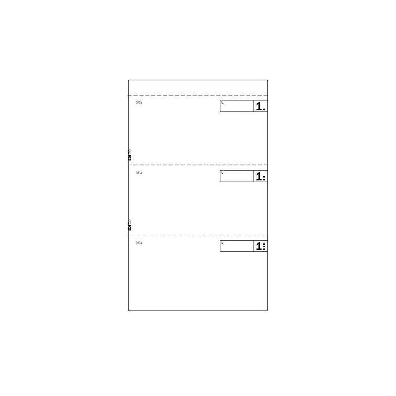 Edipro - blocco comande a 3 tagliandi 25/25 fogli autoricalcante - formato 17 x 9,9 cm