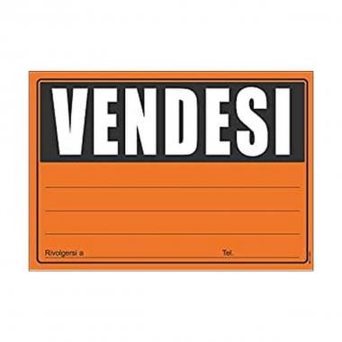 Edipro - cartello vendesi - 300 gr - 23 x 33 cm - colori assortiti