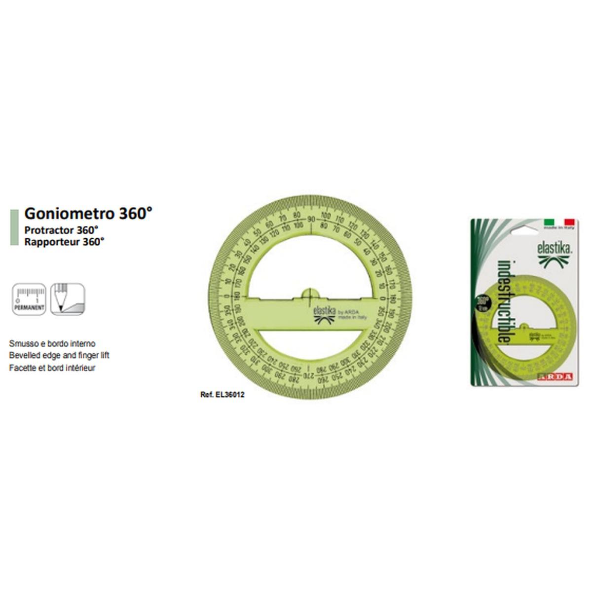 Arda - goniometro elastika 360° - Ø cm 12 - smusso e bordo interno