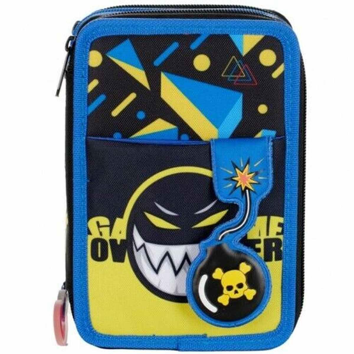 Giochi preziosi - astuccio 3 zip gamer pixel