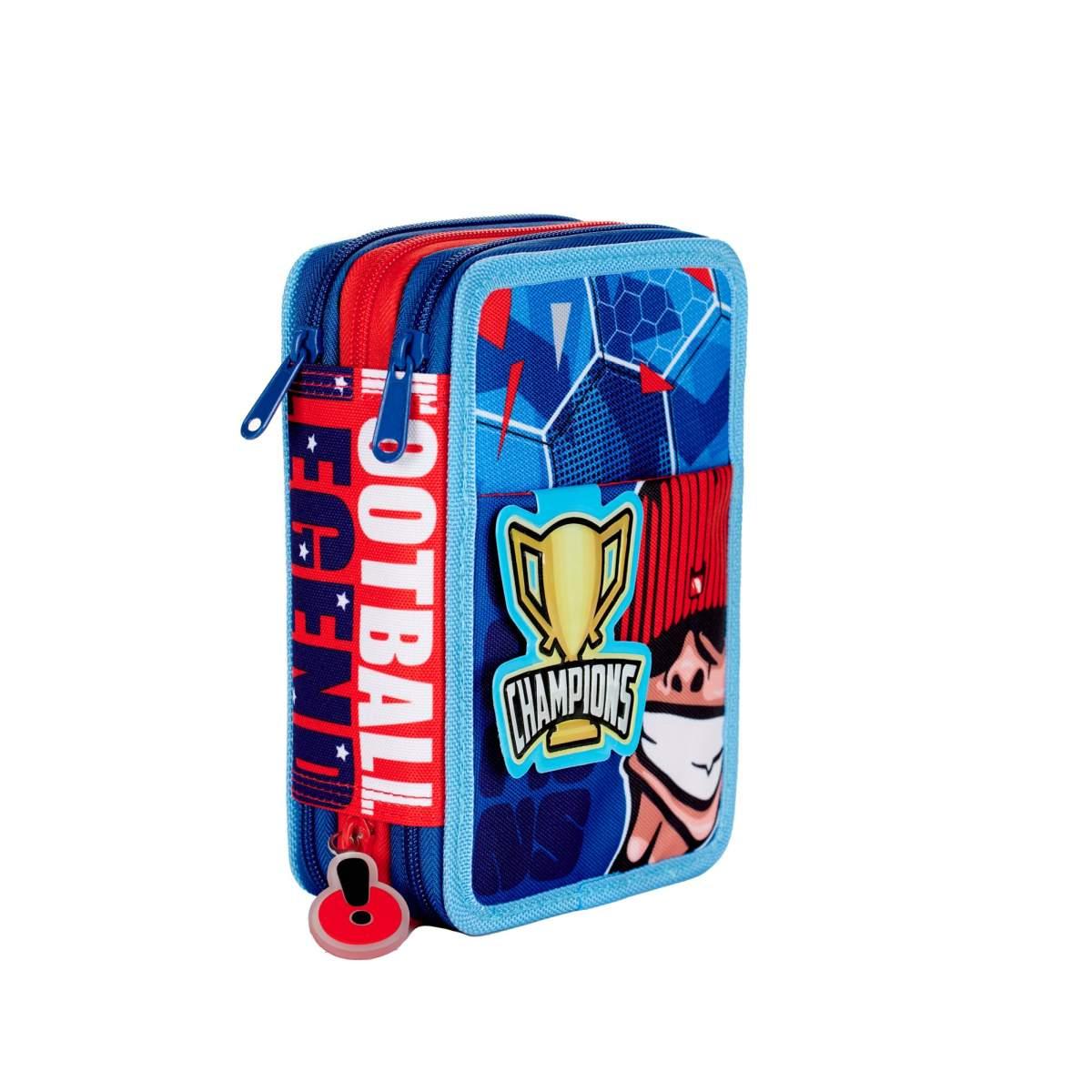 Giochi preziosi - astuccio 3 zip champion