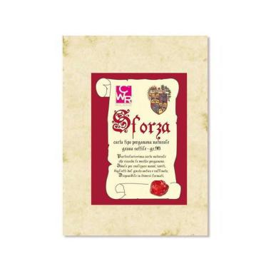 Deco - carta pergamena sforza - 12 fg - 230 gr - 21 x 29,7 cm