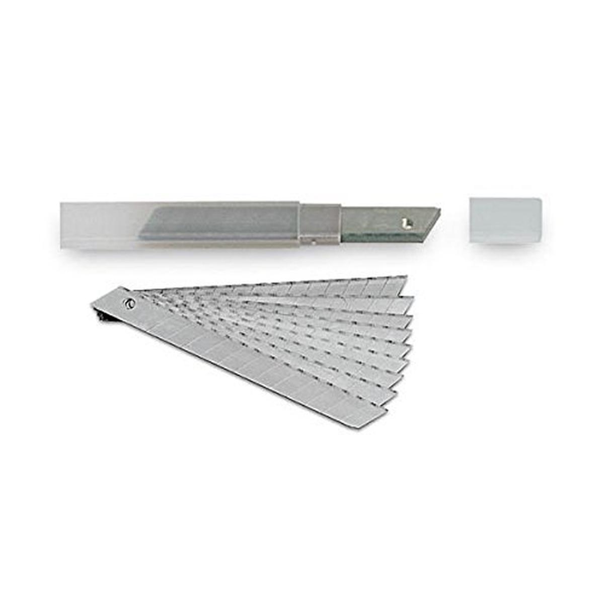 Lebez - lama di ricambio 9 mm - lunghezza 8 cm - tubetto da 10 pezzi