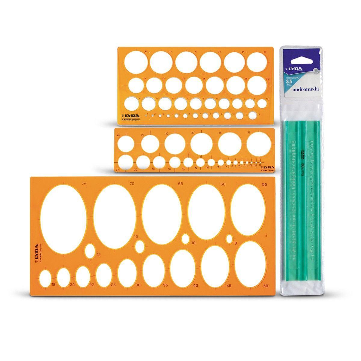 Lyra andromeda cerchiografo 27 x 13 cm - Ø 1 - 35 mm
