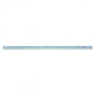 Lyra metal - riga in metallo con gomma e tira-china 100 cm