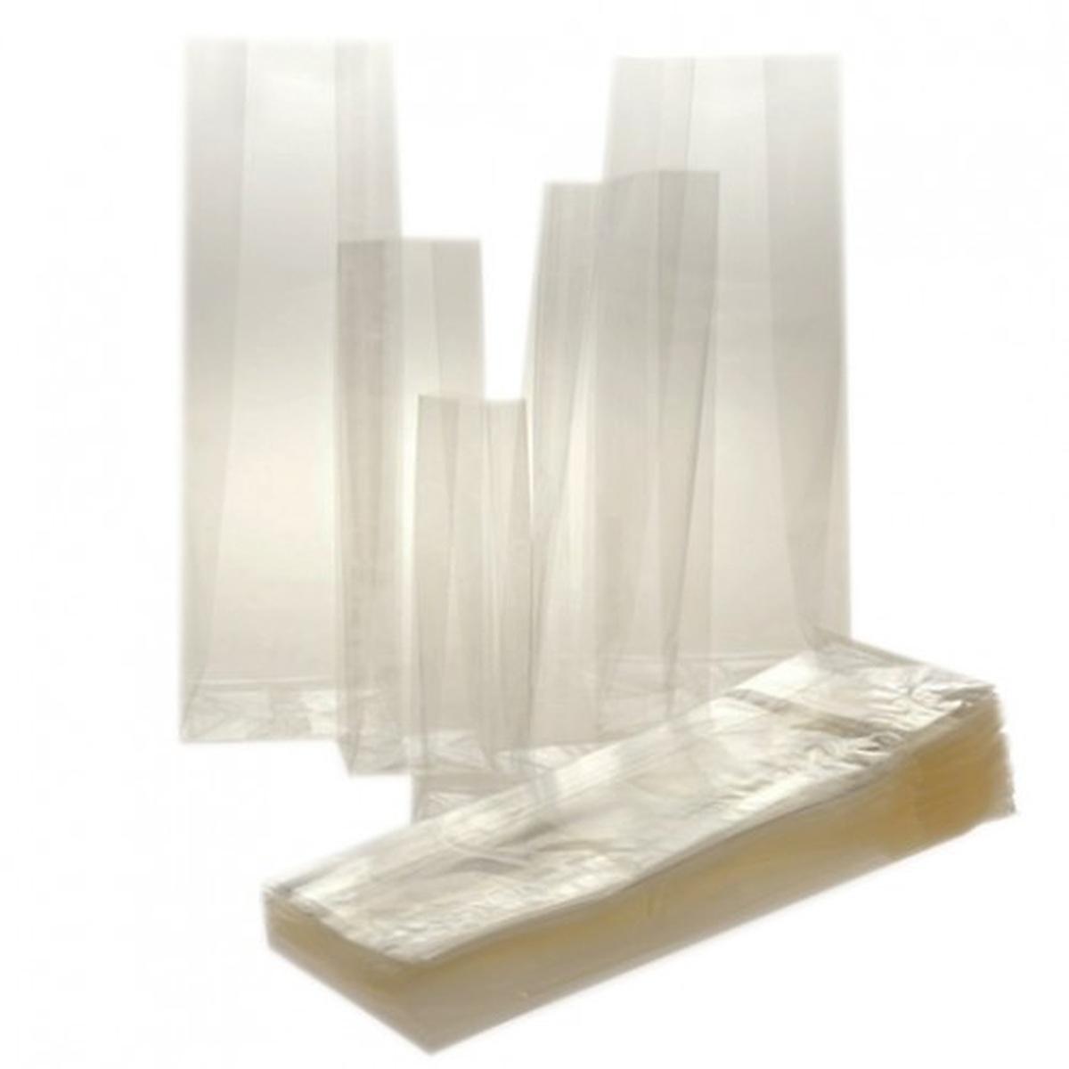 B-pack - buste con fondo quadro e soffietto laterale e fondo rinforzato - formato 12 + 7 x 37 cm - confezione da 50 pz - idonee per alimenti, riciclabili e multiuso