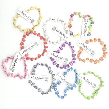 Bracciale in plastica trrtlz whalez classic - balena - colori fluo assortiti