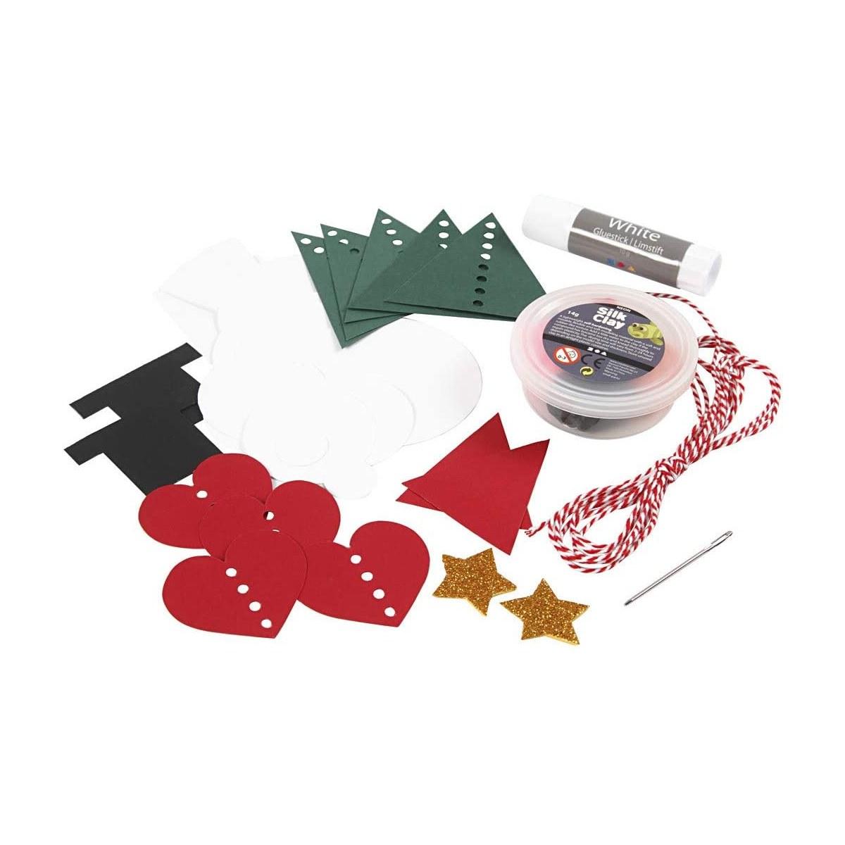 SWIRLING SNOWMEN CREATIV CHRISTMAS<br />PUPAZZO DI NEVE GIREVOLE, CARTONCINO CON DECORAZIONI, 1 SET