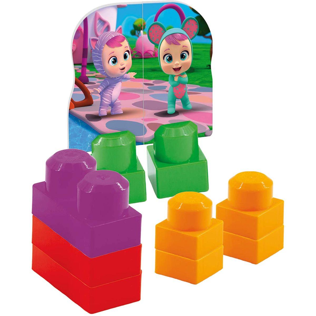 Lisciani giochi - cry babies - zainetto costruzioni baby 36 pezzi,