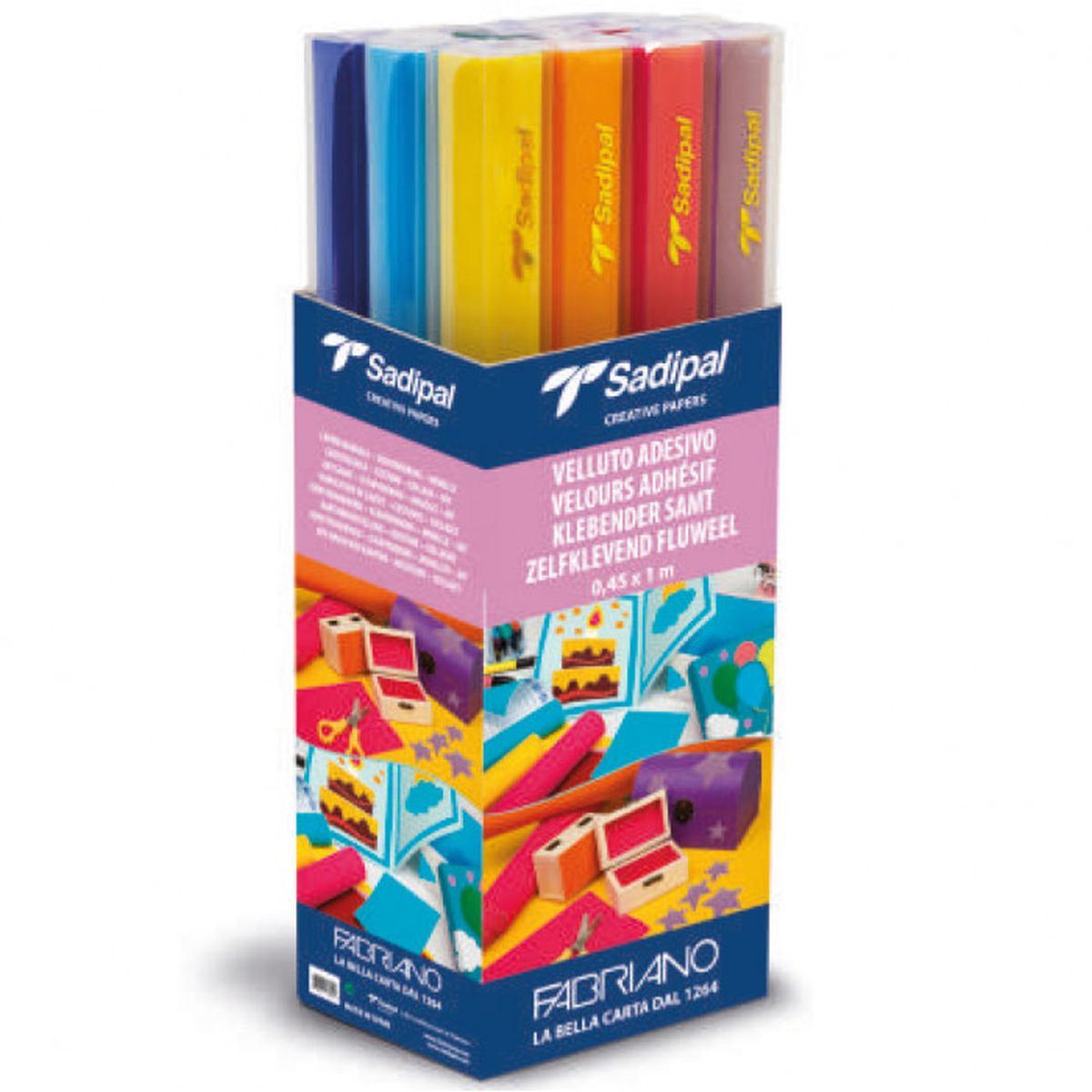 Carta vellutata adesiva rotolo 45 x 100 cm