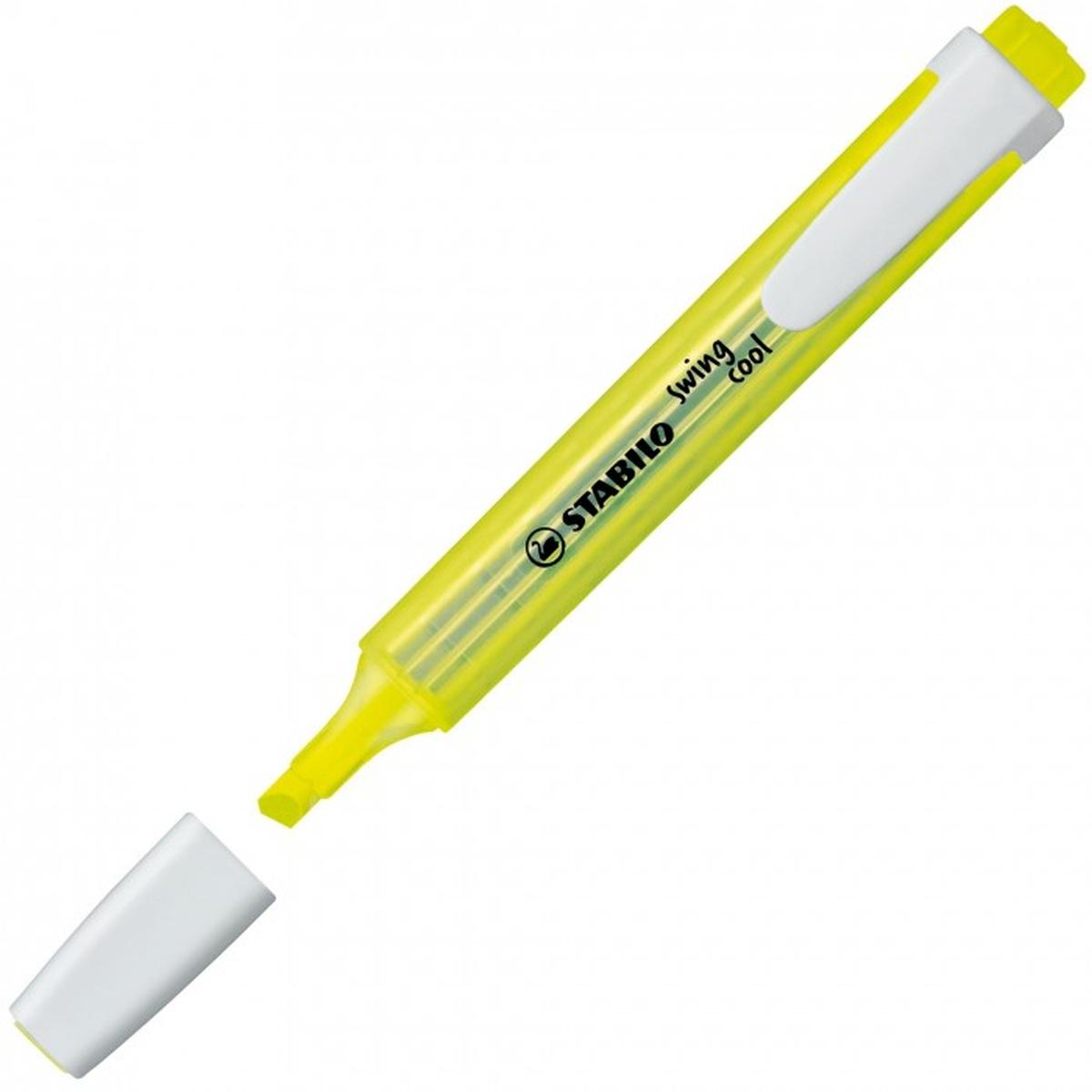 Stabilo evidenziatore swing cool con clip