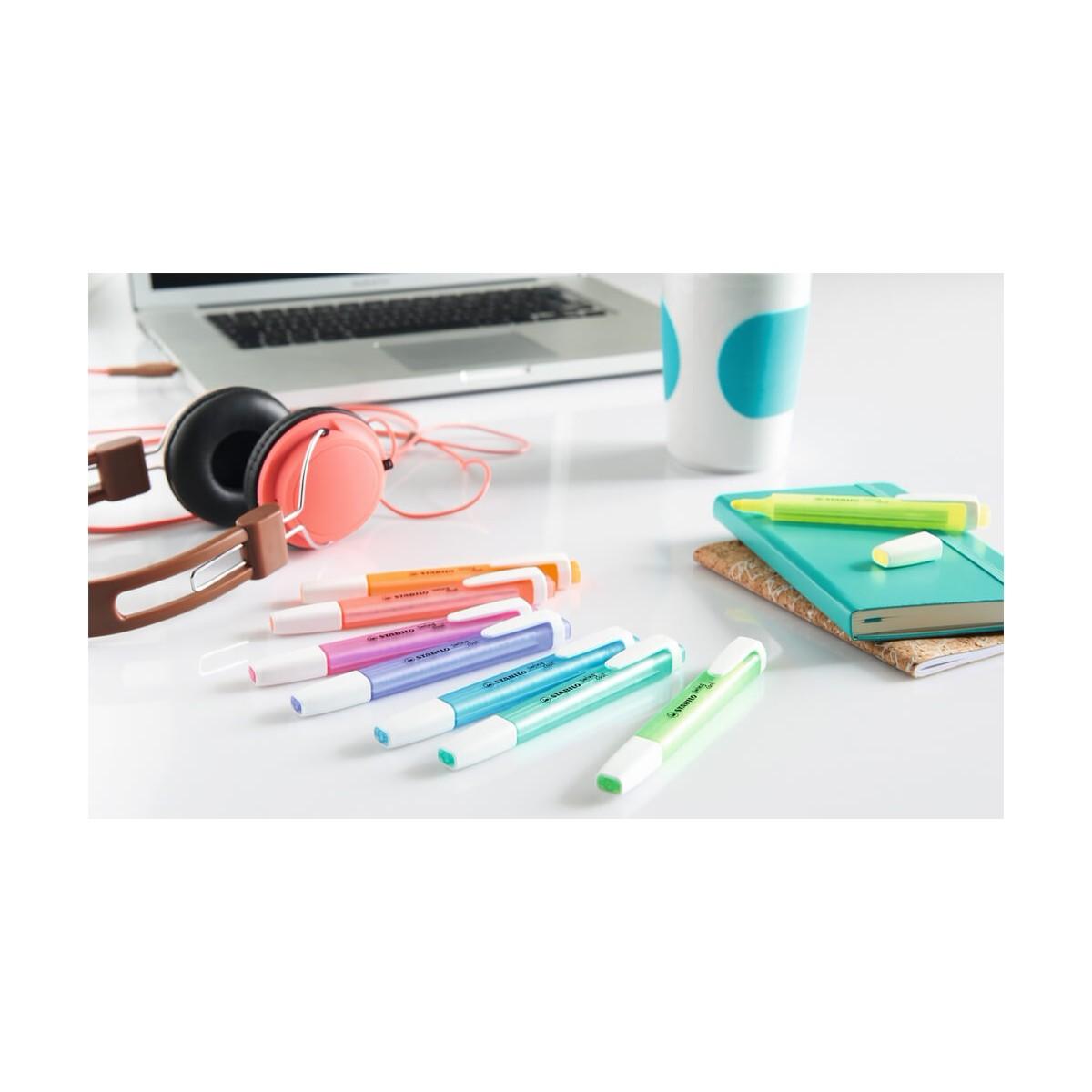 Stabilo evidenziatore swing cool con clip