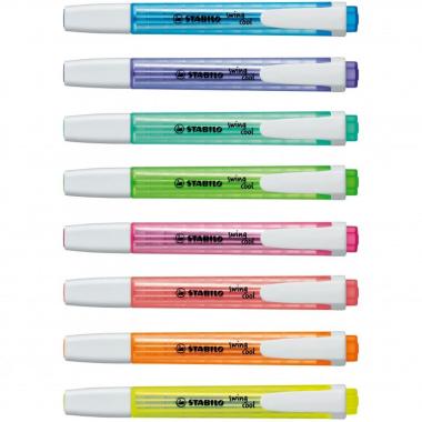 Stabilo evidenziatore swing cool con clip