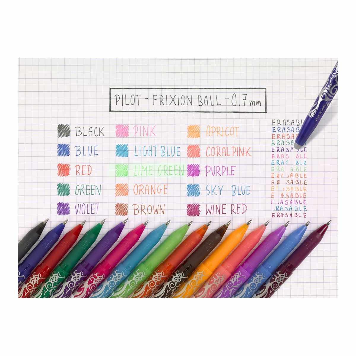 Penna cancellabile pilot frixion ball 0.7