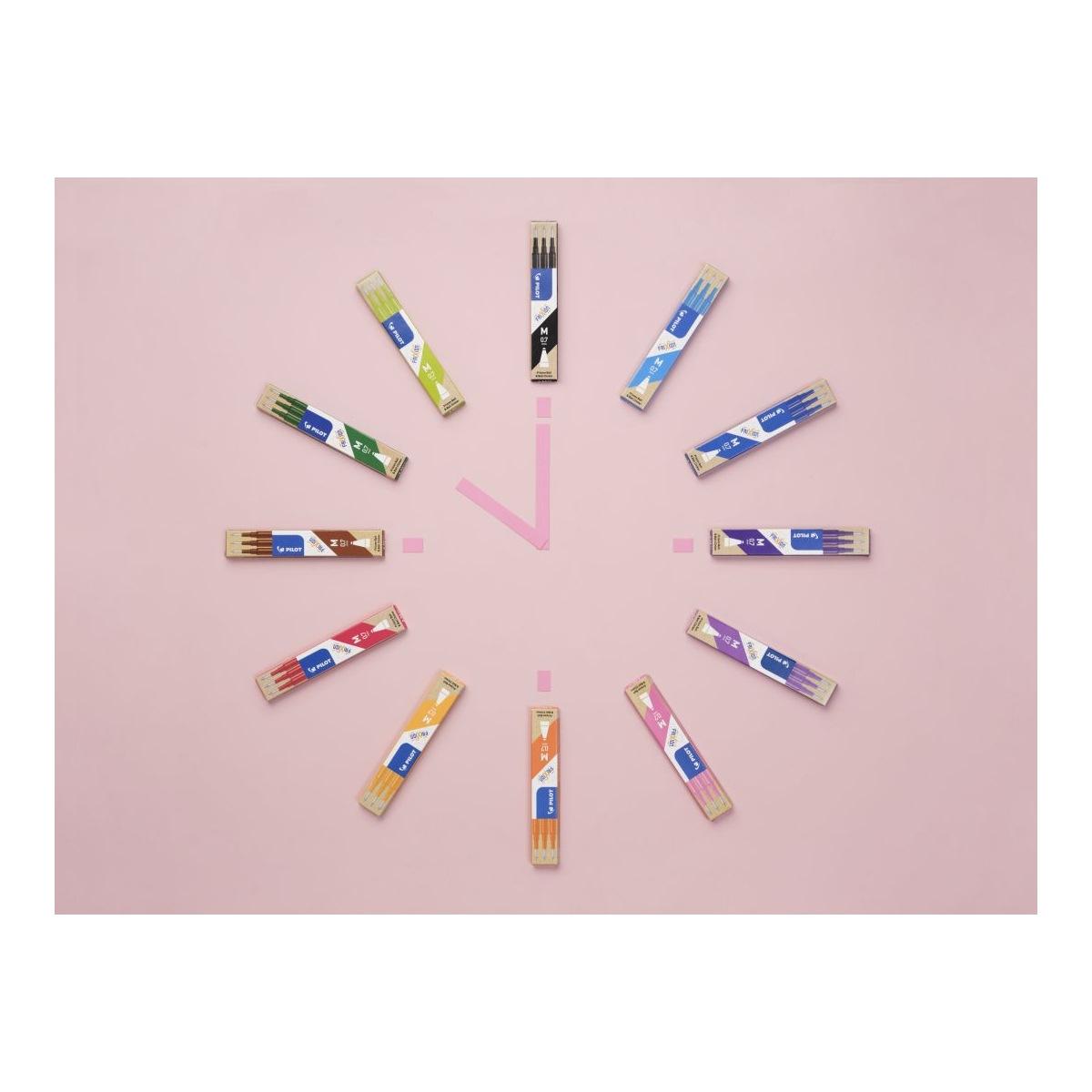 Pilot set 3 refill frixion ball & clicker