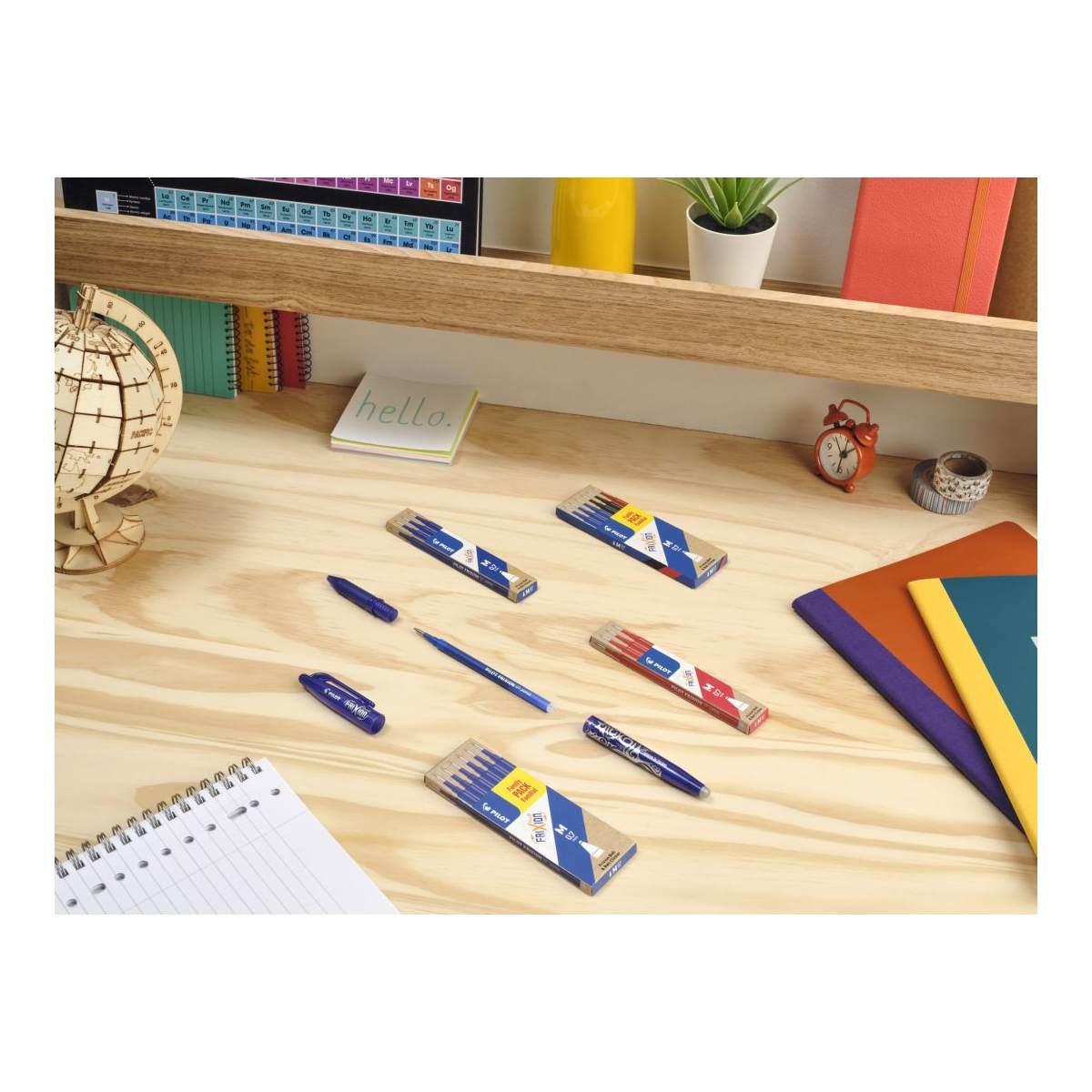 Pilot set 3 refill frixion ball & clicker