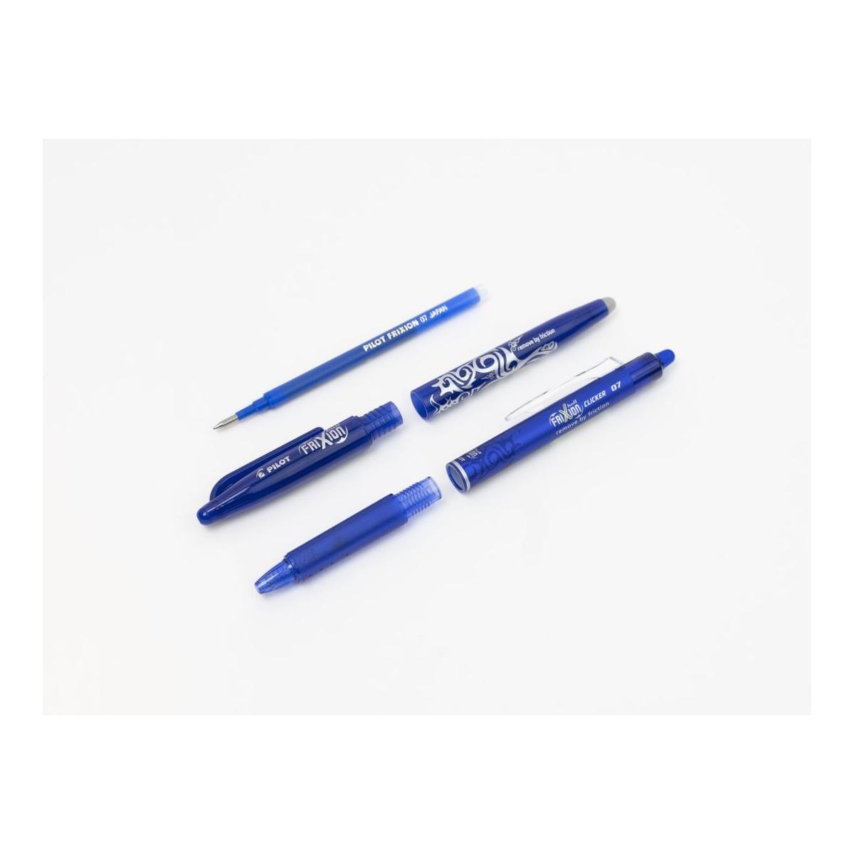 Pilot set 3 refill frixion ball & clicker
