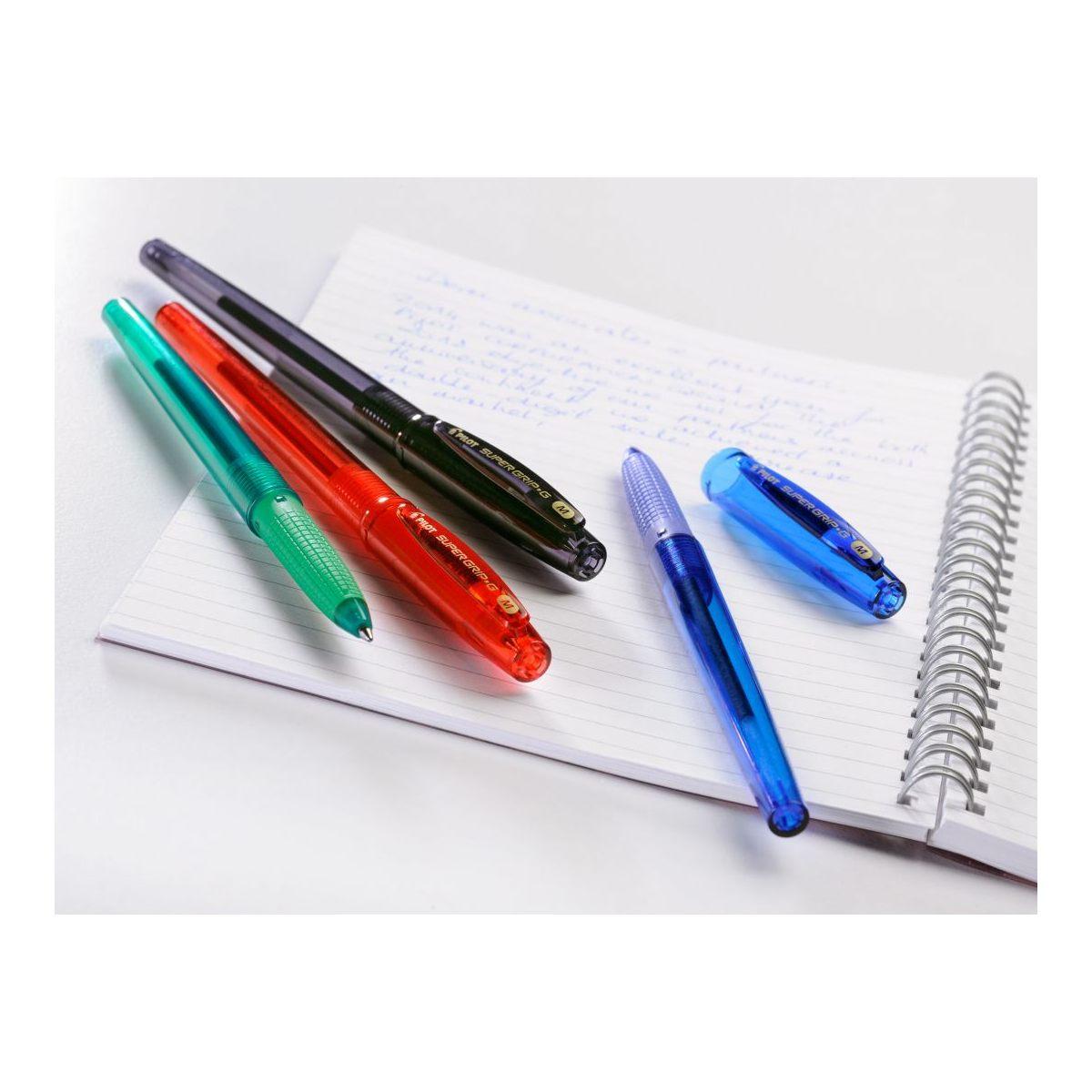 Pilot super grip g - penna a sfera con cappuccio e ricaricabile (rfn-gg-f/m) -