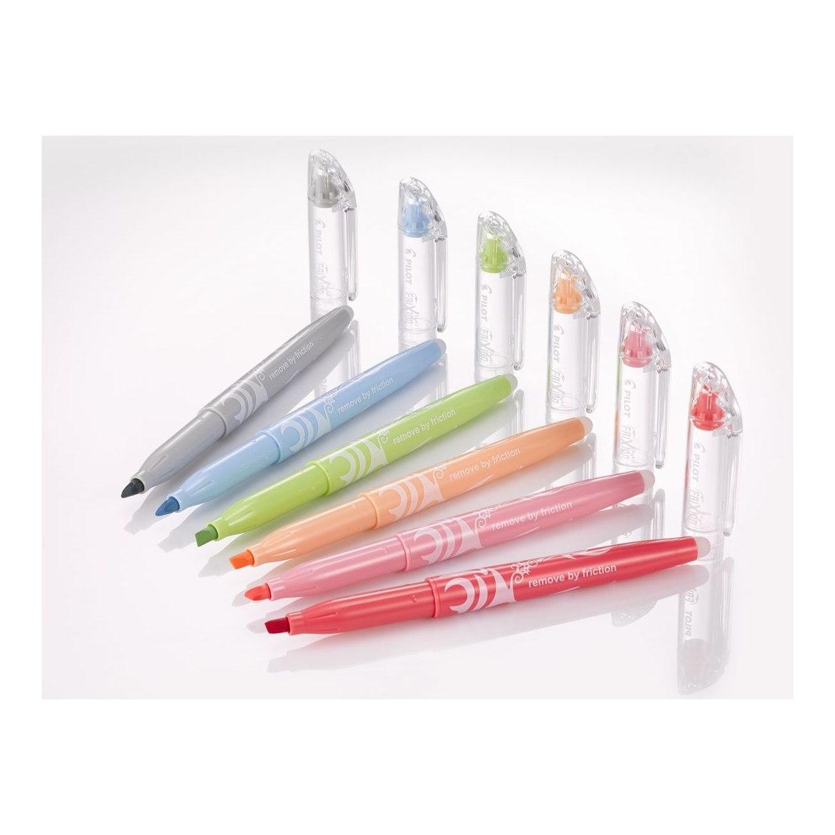 Pilot frixion light - evidenziatore cancellabile - gomma integrata