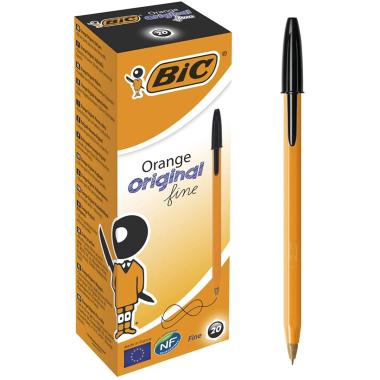 Bic cristal original fine - penna a sfera con cappuccio - punta fine 0,8 mm