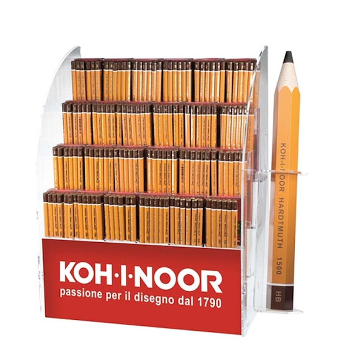 Koh-i-noor - matita h1500 in legno di cedro - grafite nera graduata