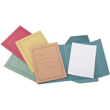 Euro-cart - cartelline 3 lembi manilla 145 gr - monolucido - confezione  da 50 pz