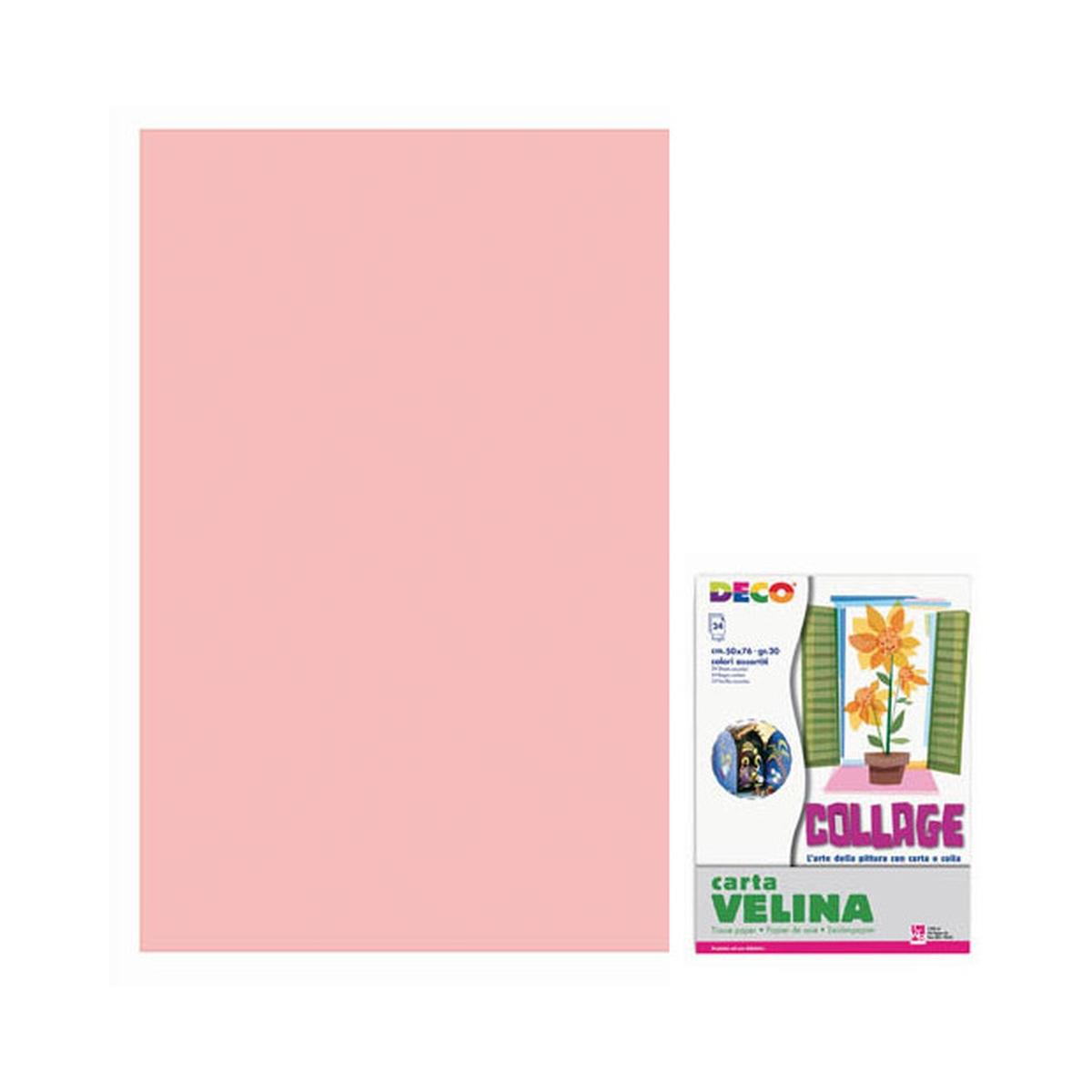 Deco - carta velina - formato 50 x 76 cm - 20 gr -