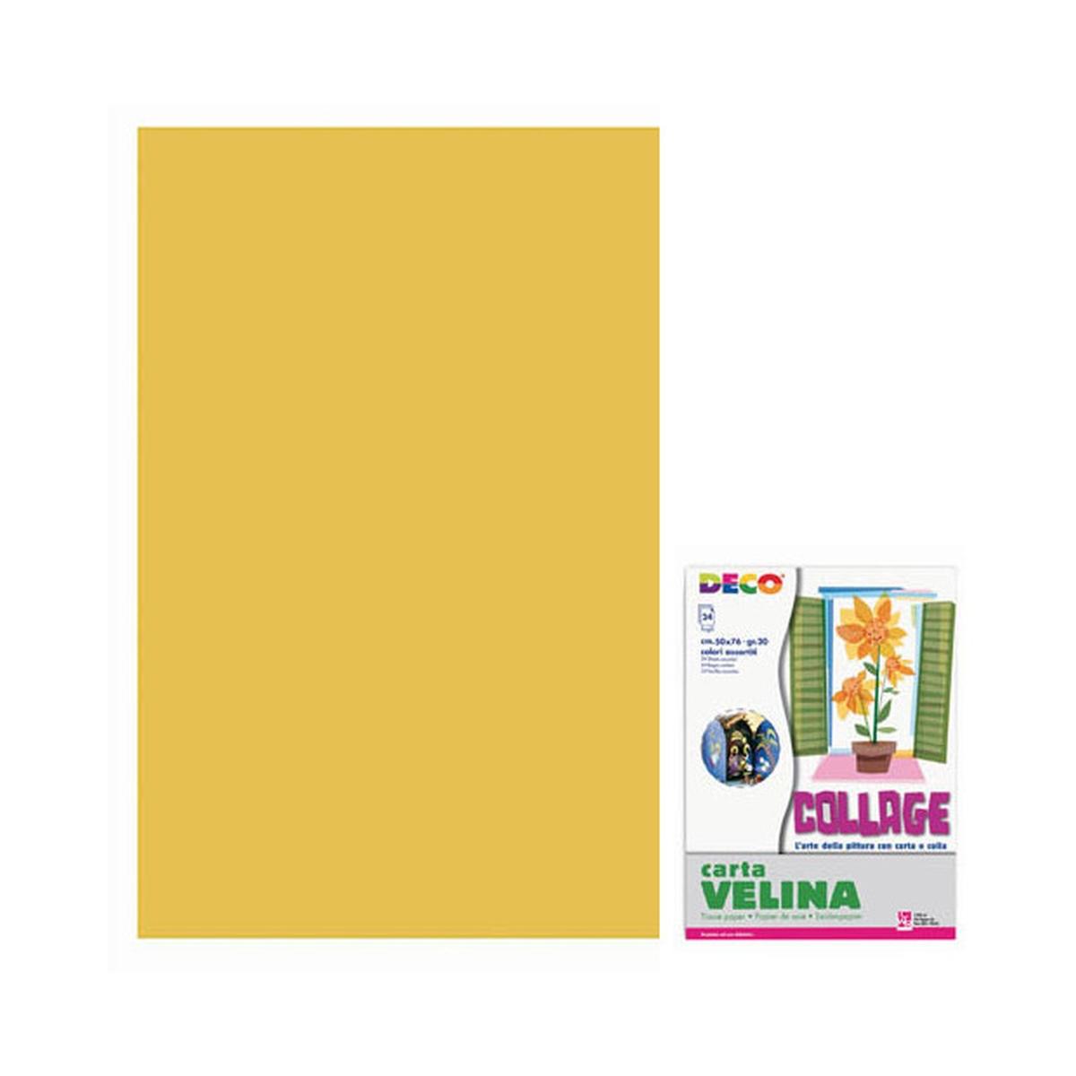 Deco - carta velina - formato 50 x 76 cm - 20 gr -