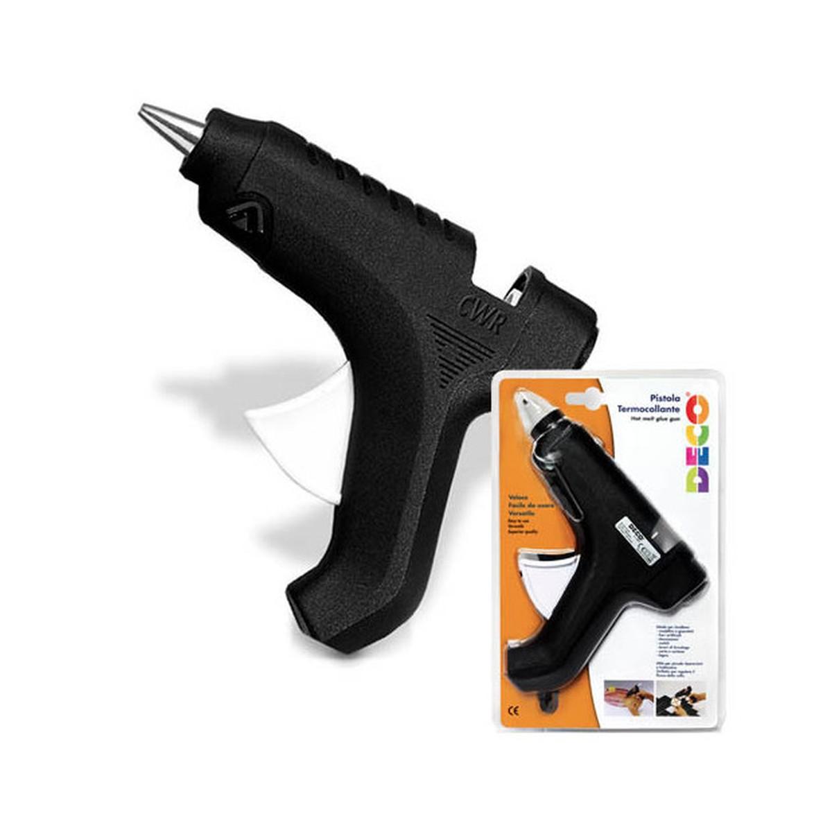 Deco - pistola colla a caldo 7-55 watt - 2 stick colla inclusi