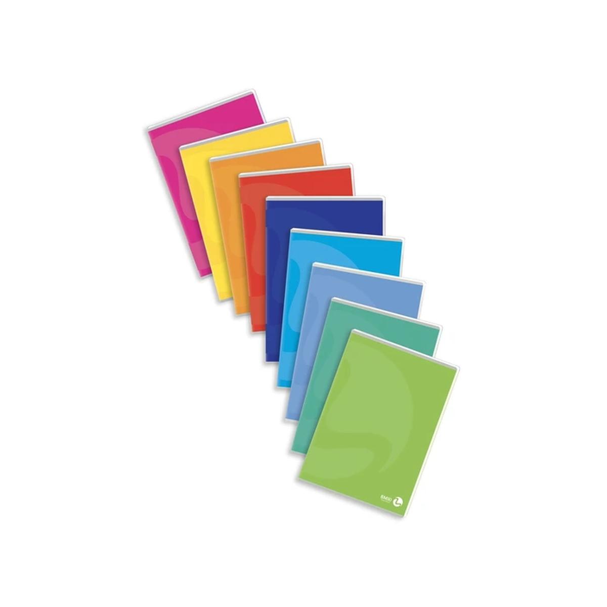 Bm - quaderno brossurato color  a5 - lumbek - 80 gr - 96+r ff