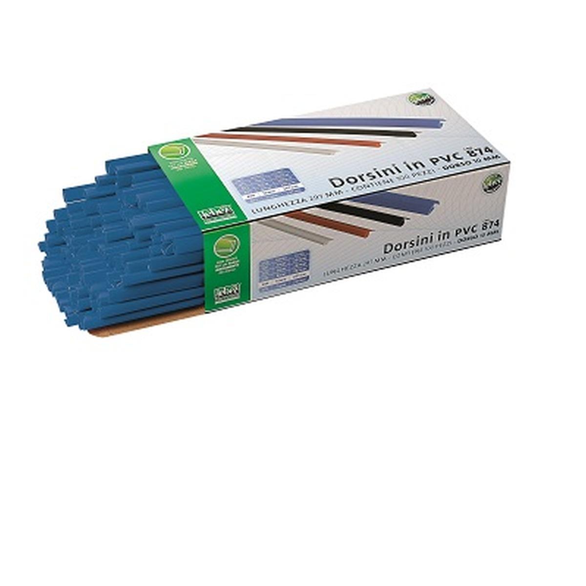 Lebez - dorsini in pvc da 6 mm - confezione da 100 pz