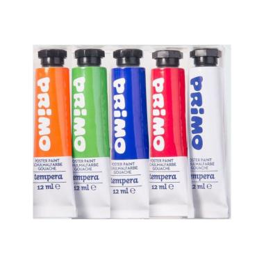 Primo - tempera in tubetto da 12 ml - tubetto ricambio unicolore