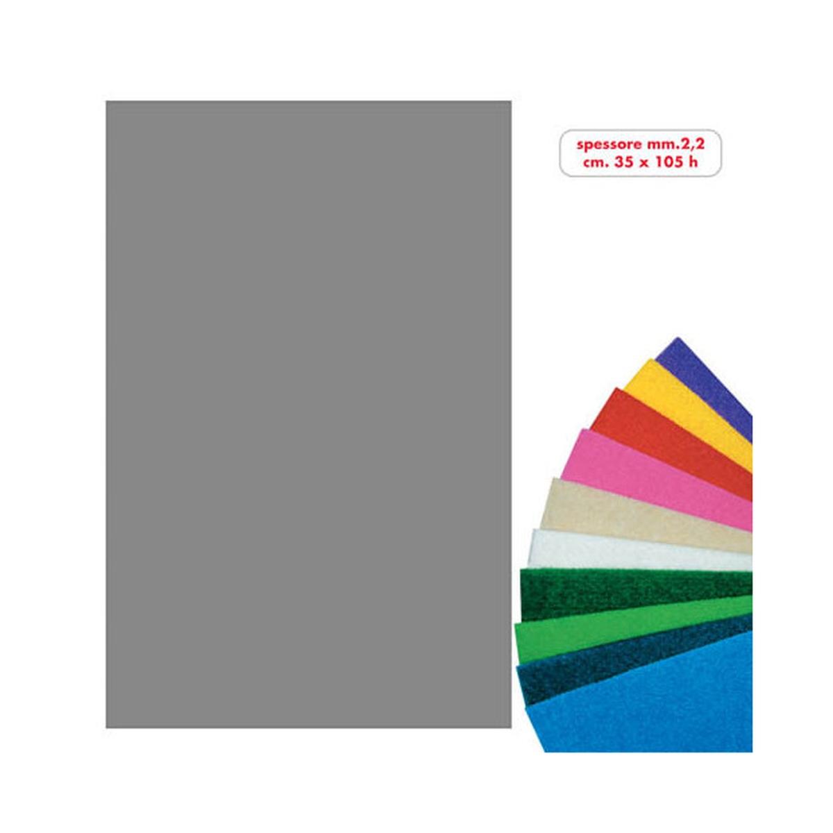 Deco - feltro in rotolo - cm 35 x 105 h - 350 gr/mq - 2,2 mm di spessore