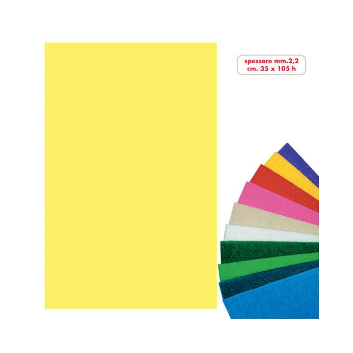 Deco - feltro in rotolo - cm 35 x 105 h - 350 gr/mq - 2,2 mm di spessore