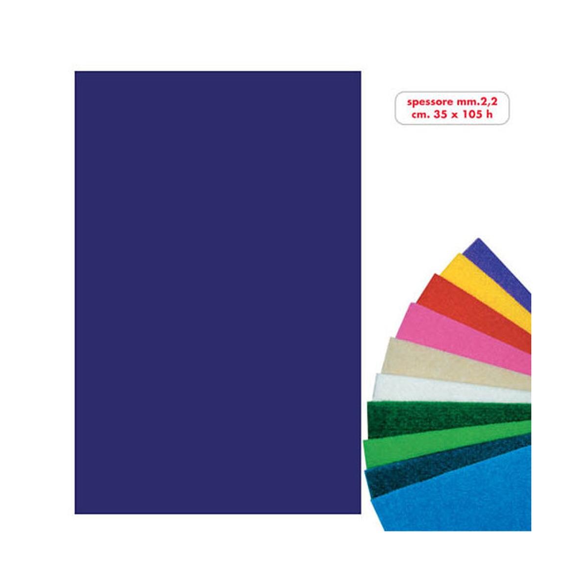 Deco - feltro in rotolo - cm 35 x 105 h - 350 gr/mq - 2,2 mm di spessore