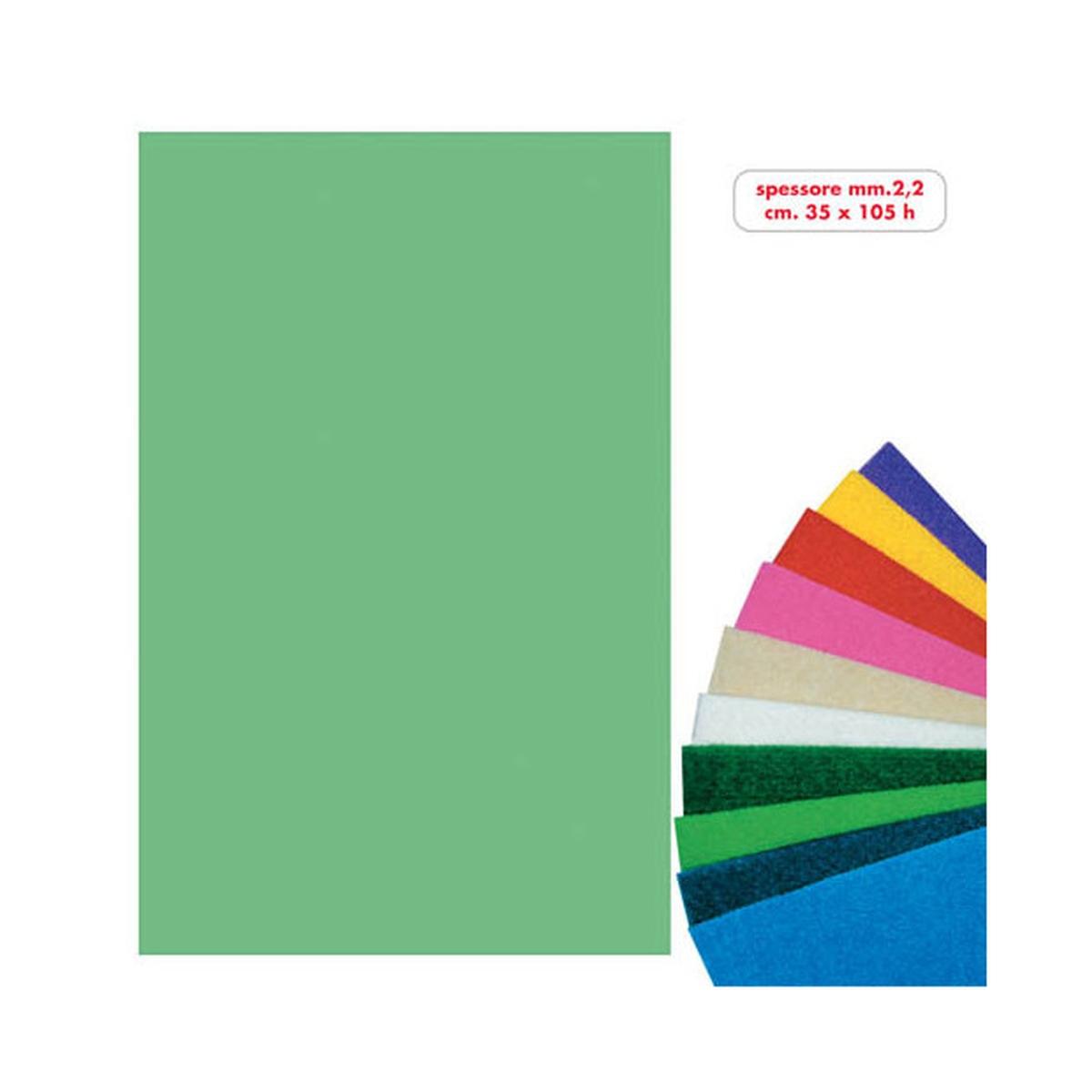 Deco - feltro in rotolo - cm 35 x 105 h - 350 gr/mq - 2,2 mm di spessore