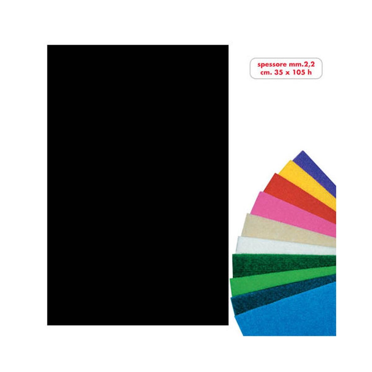 Deco - feltro in rotolo - cm 35 x 105 h - 350 gr/mq - 2,2 mm di spessore