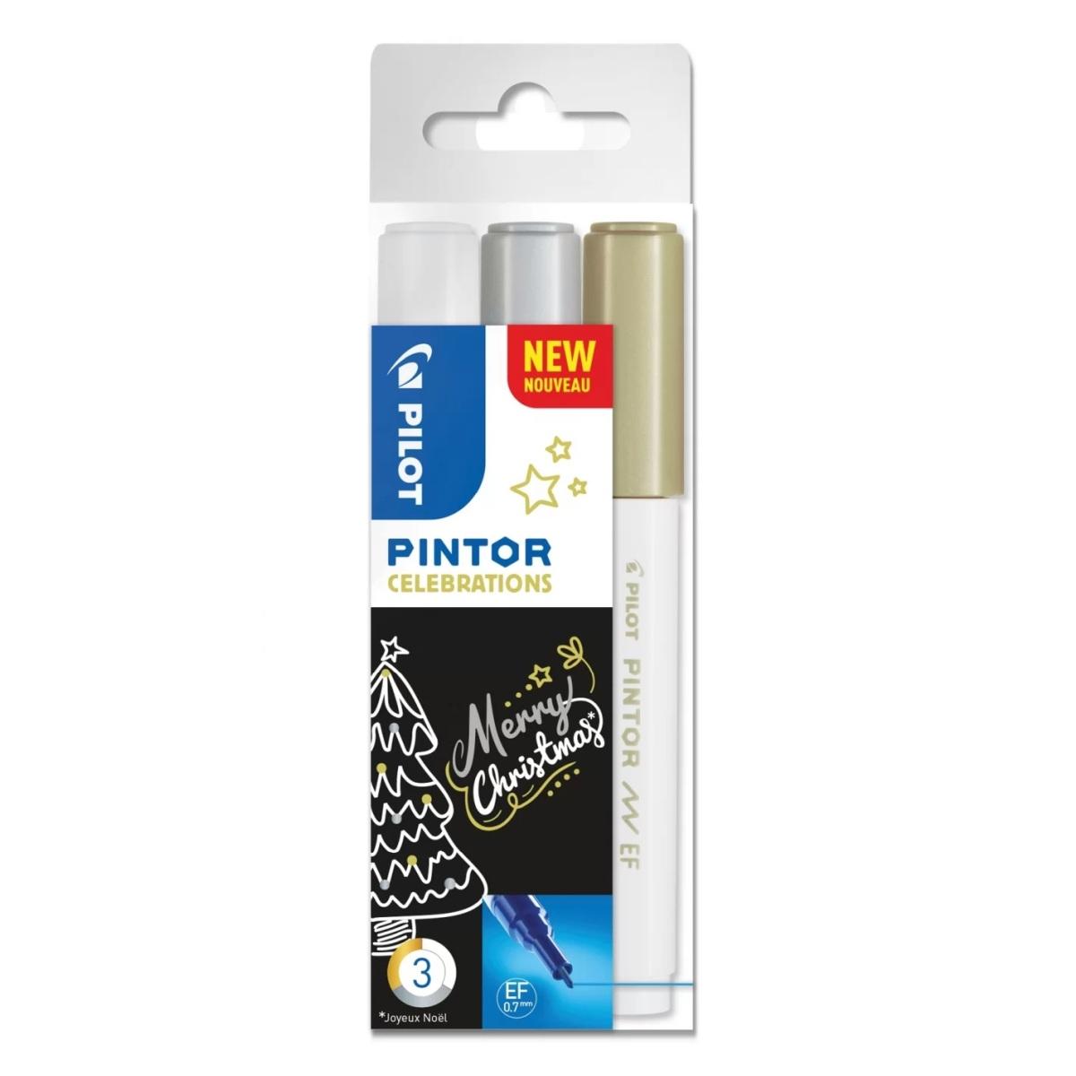 Pilot pintor - set 3 pintor extra fine g/s/w