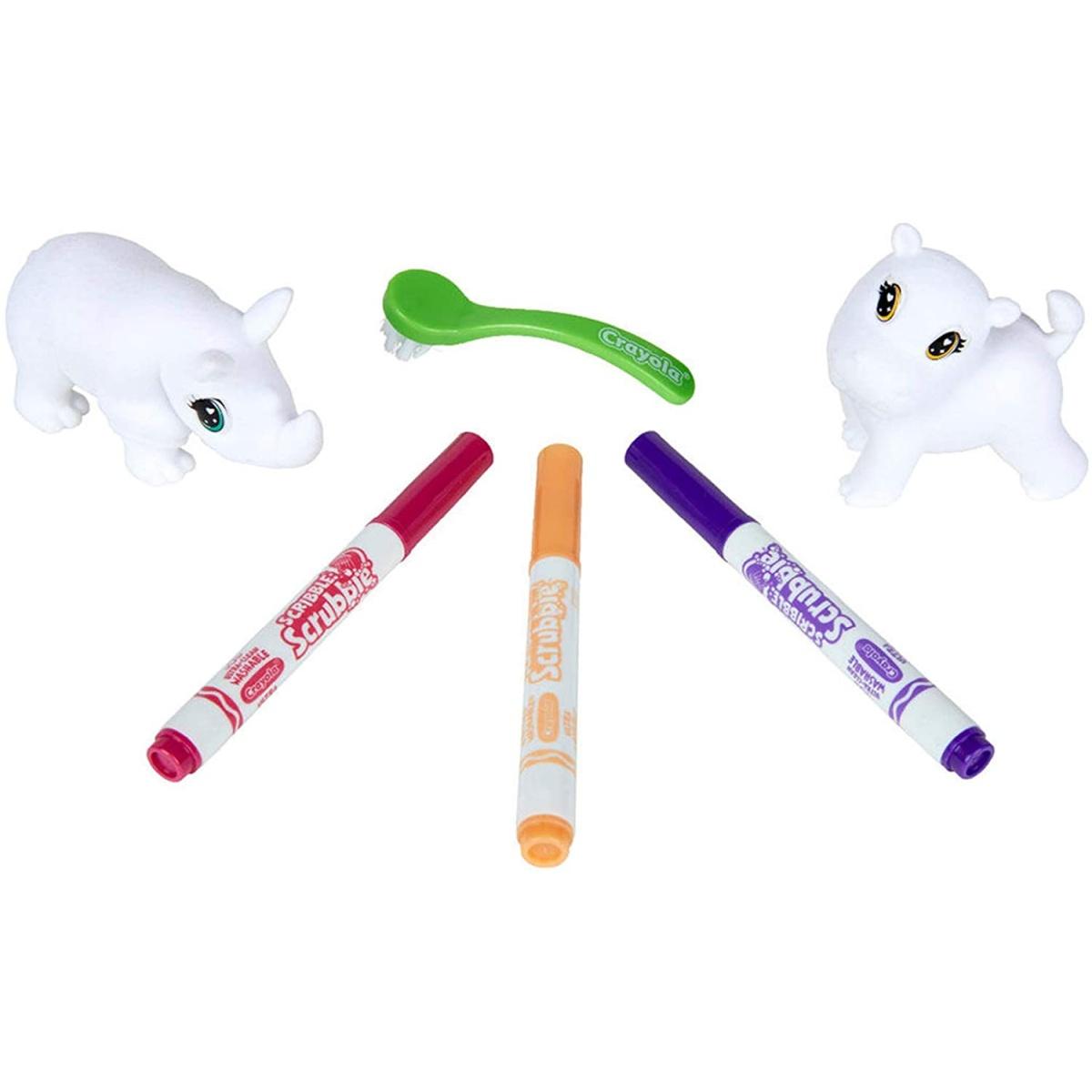 Crayola washimals - safari set ricarica rinoceronte e ippo