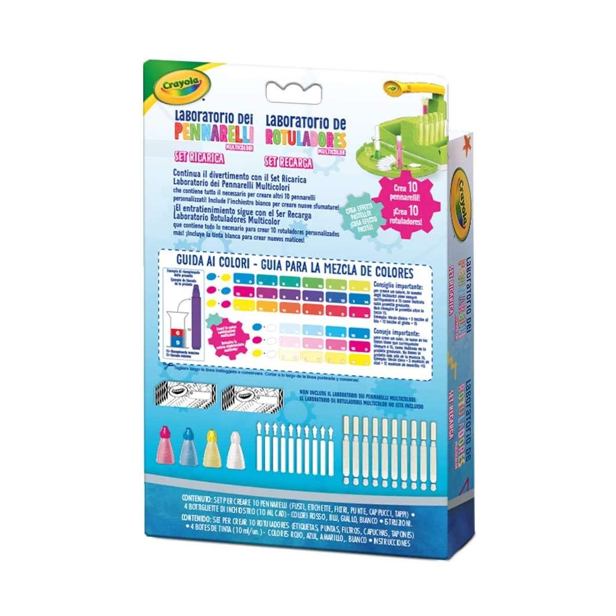 Crayola set ricarica laboratorio pennarelli