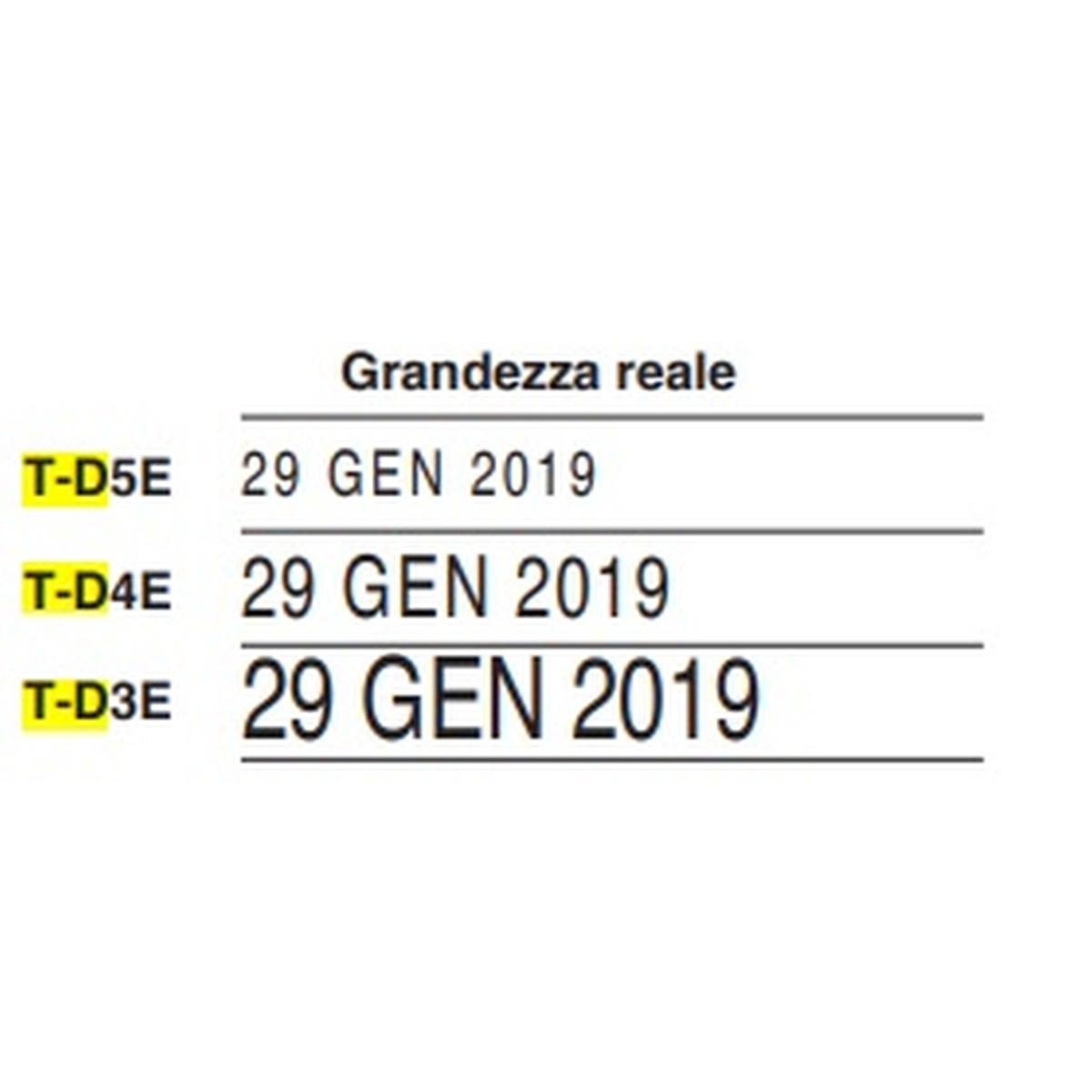 Siam - datario in gomma