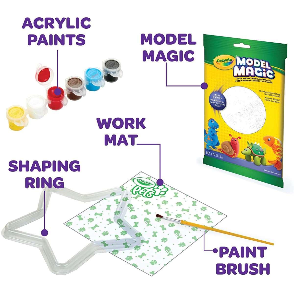 Crayola pets - set crea l'impronta - forma stella